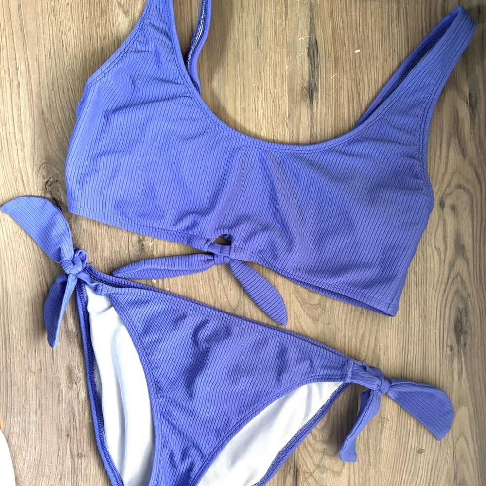 Salt + Cove Purple Bikini Set